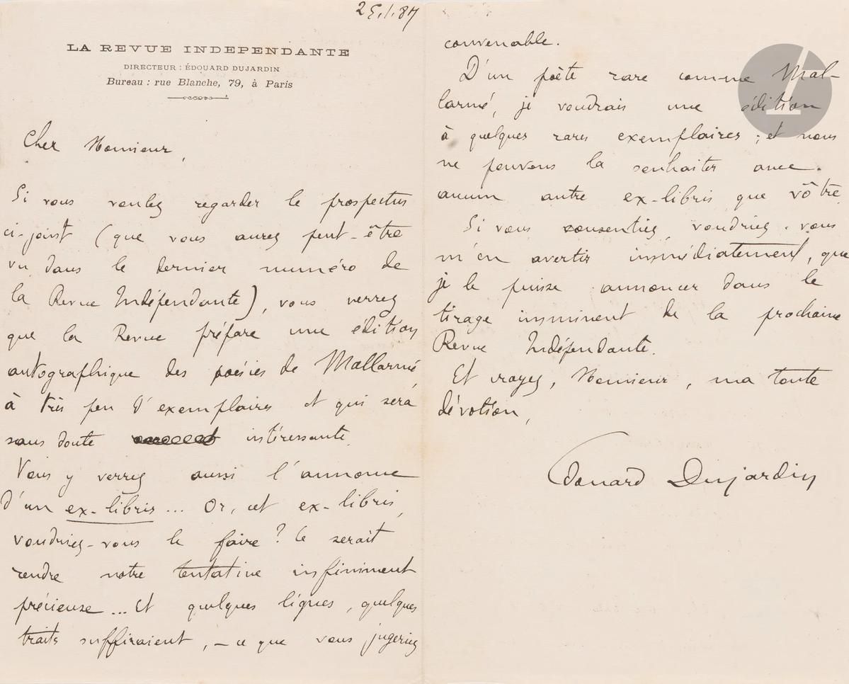 Illustration de la lettre