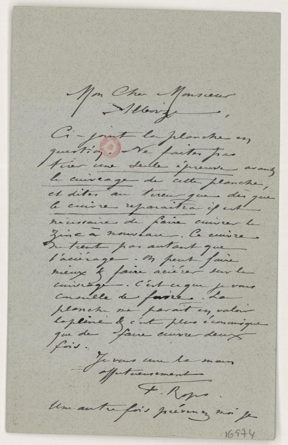 Illustration de la lettre