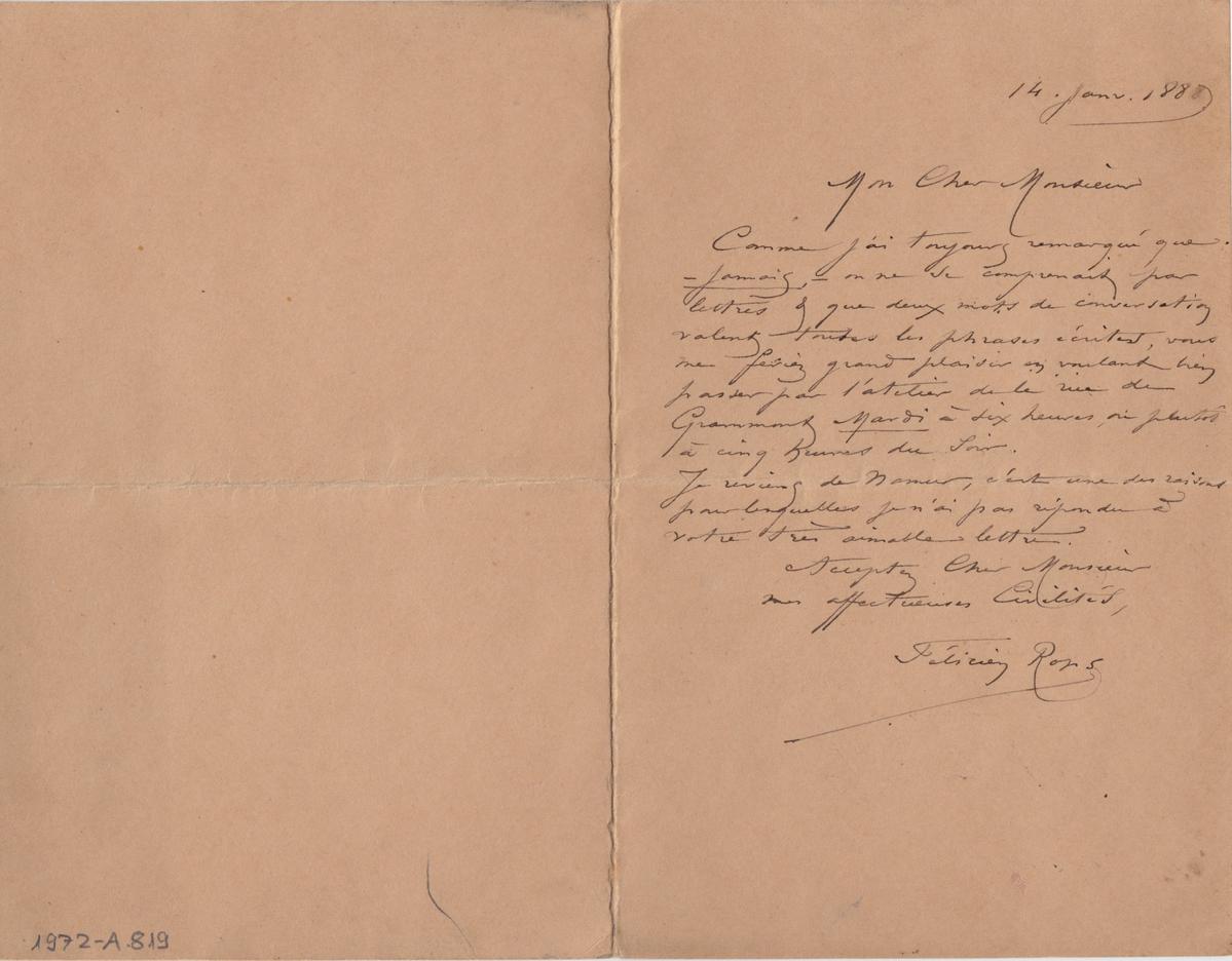 Illustration de la lettre