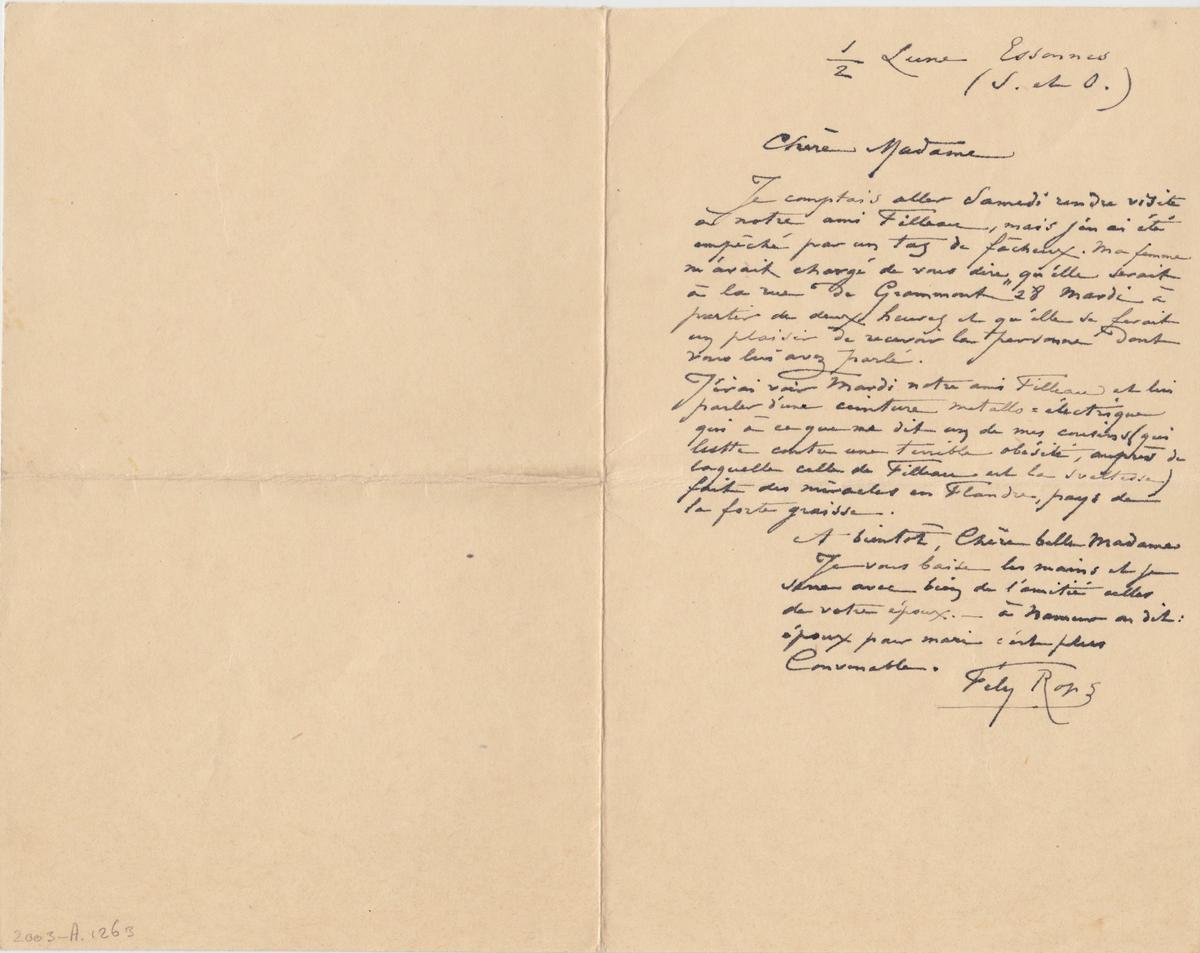 Illustration de la lettre