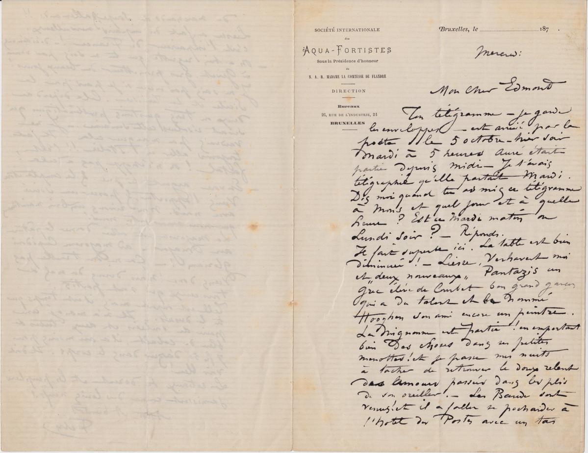 Illustration de la lettre