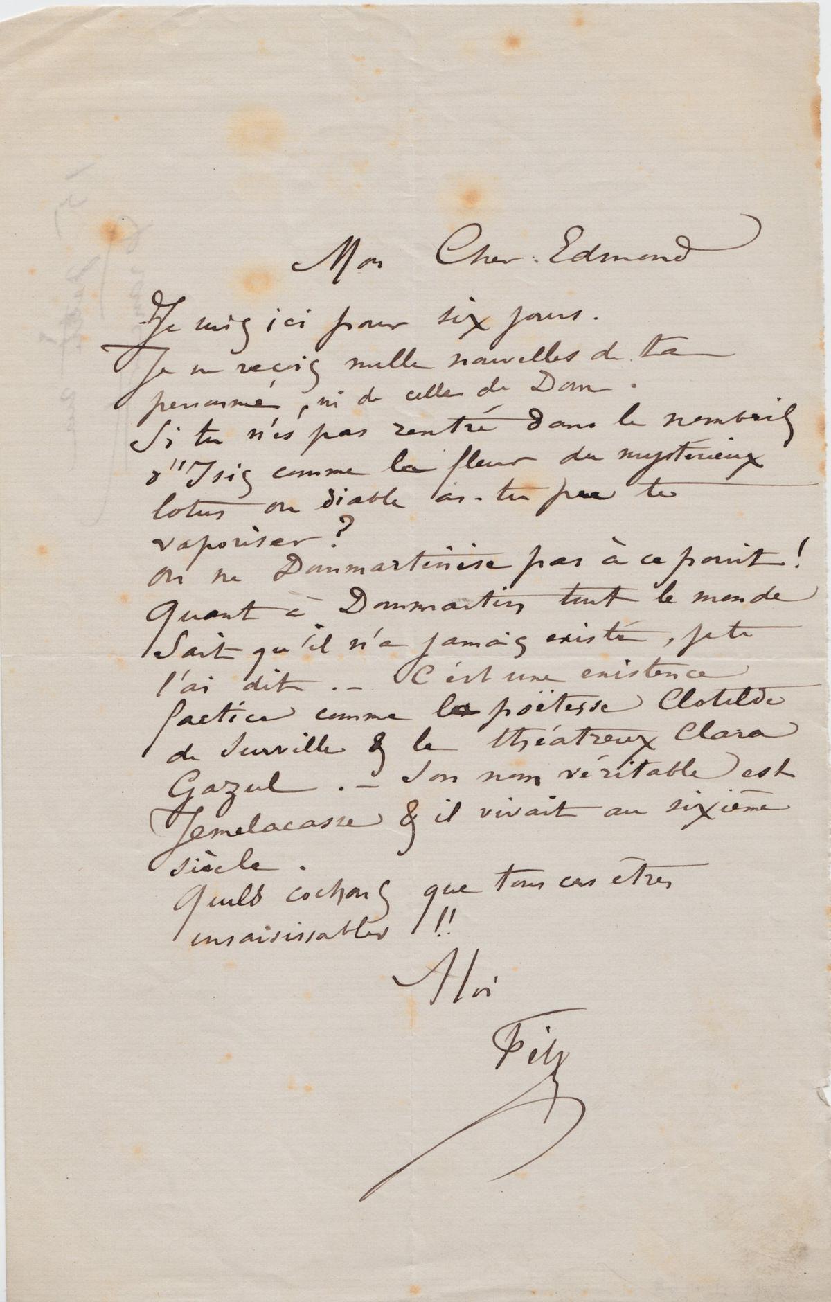 Illustration de la lettre