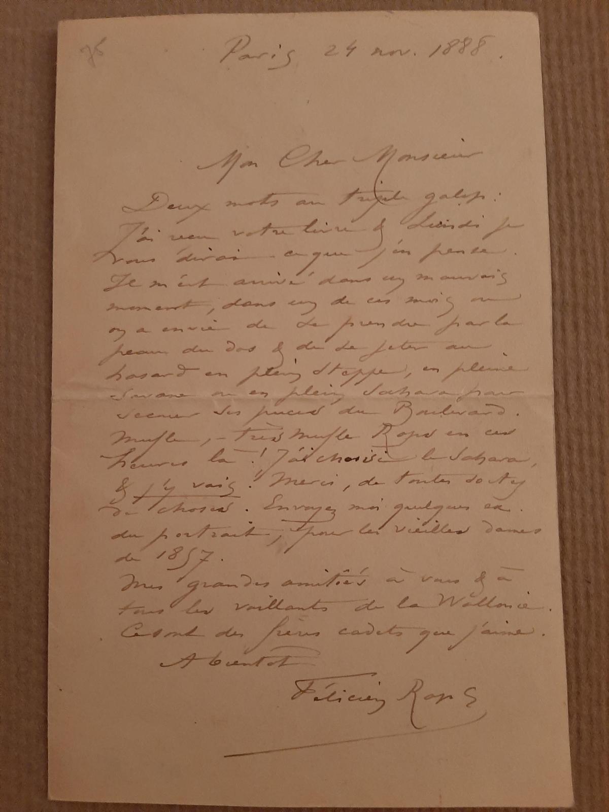 Illustration de la lettre