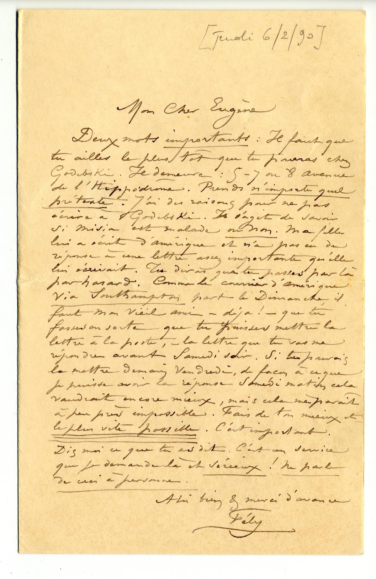 Illustration de la lettre