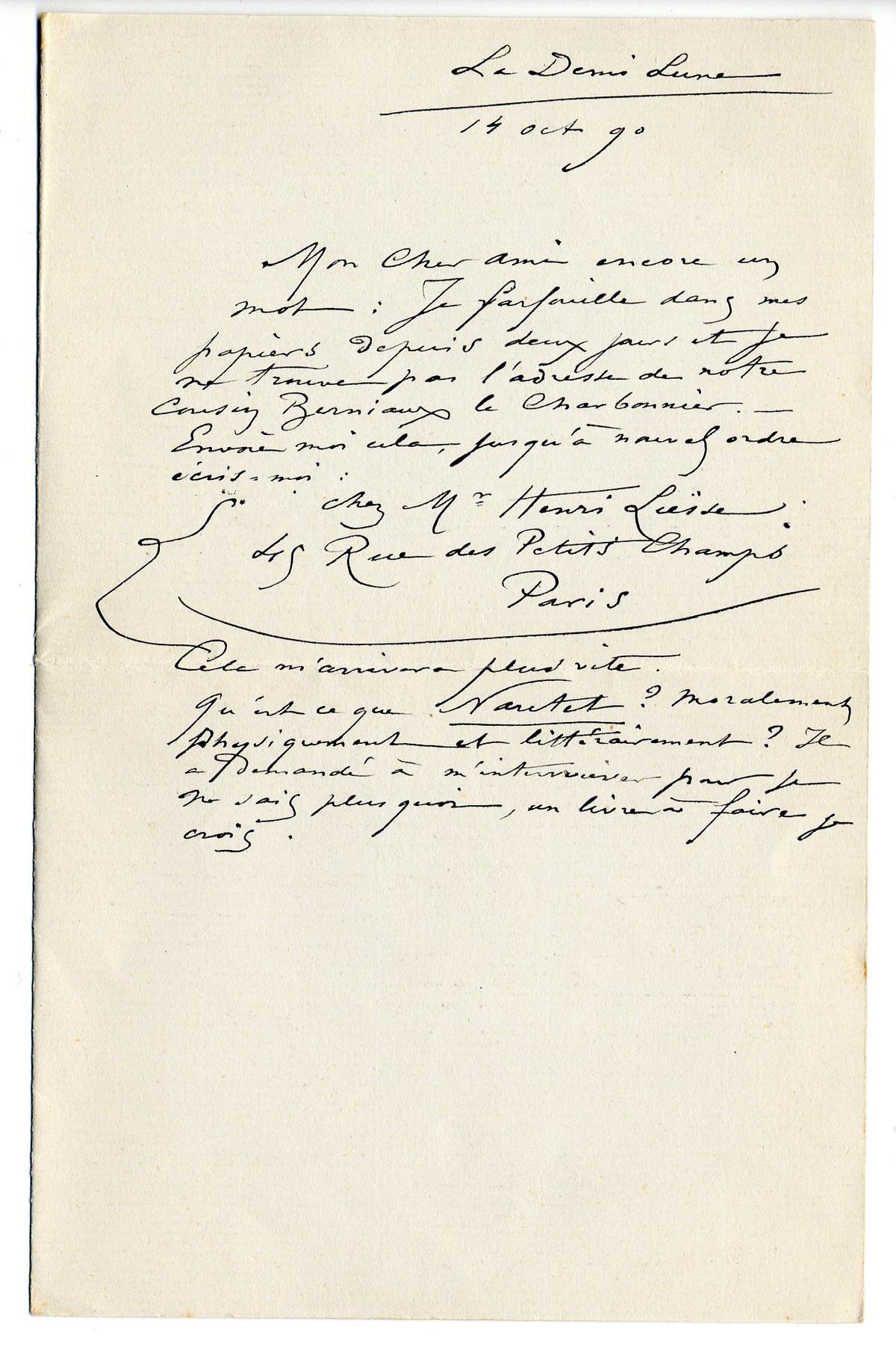 Illustration de la lettre