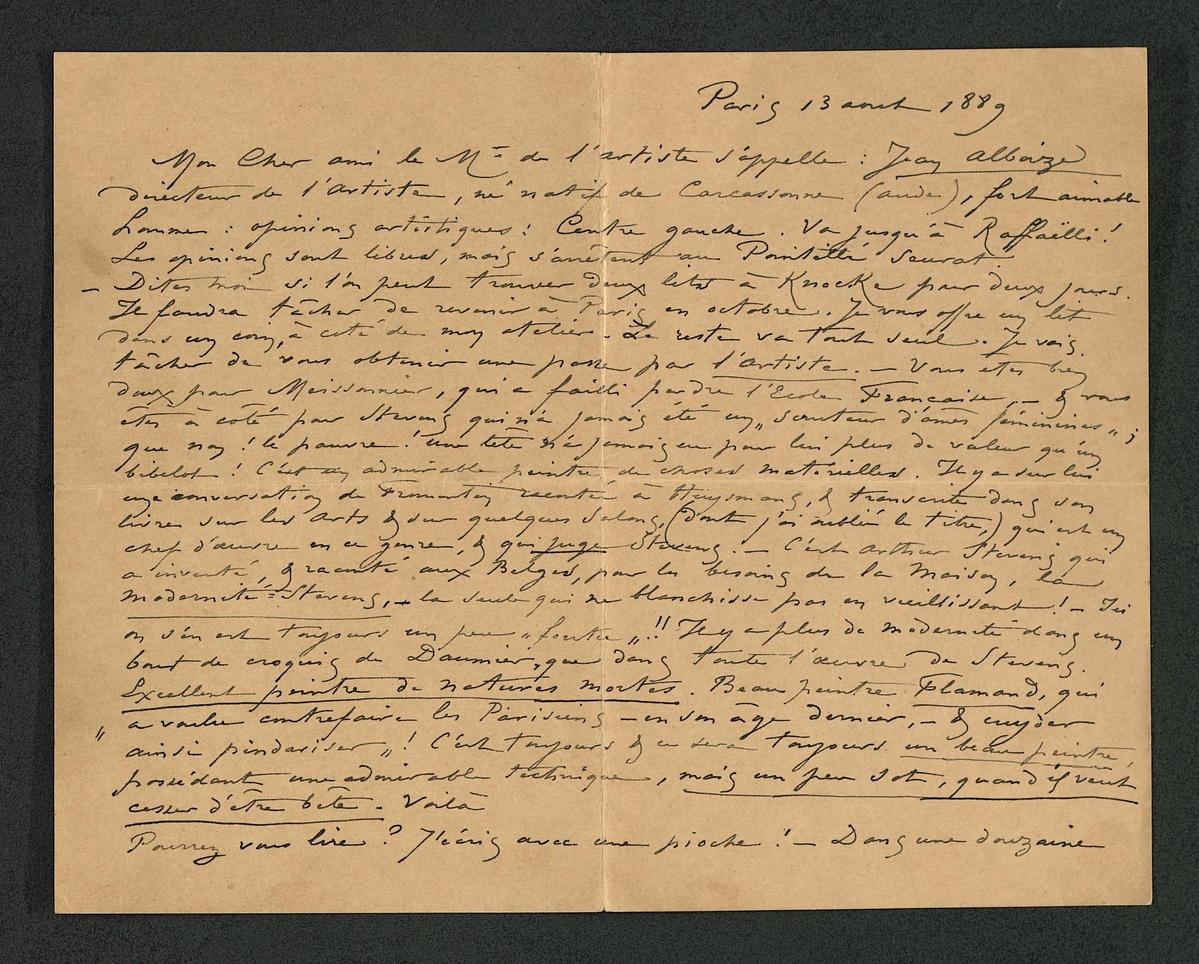 Illustration de la lettre