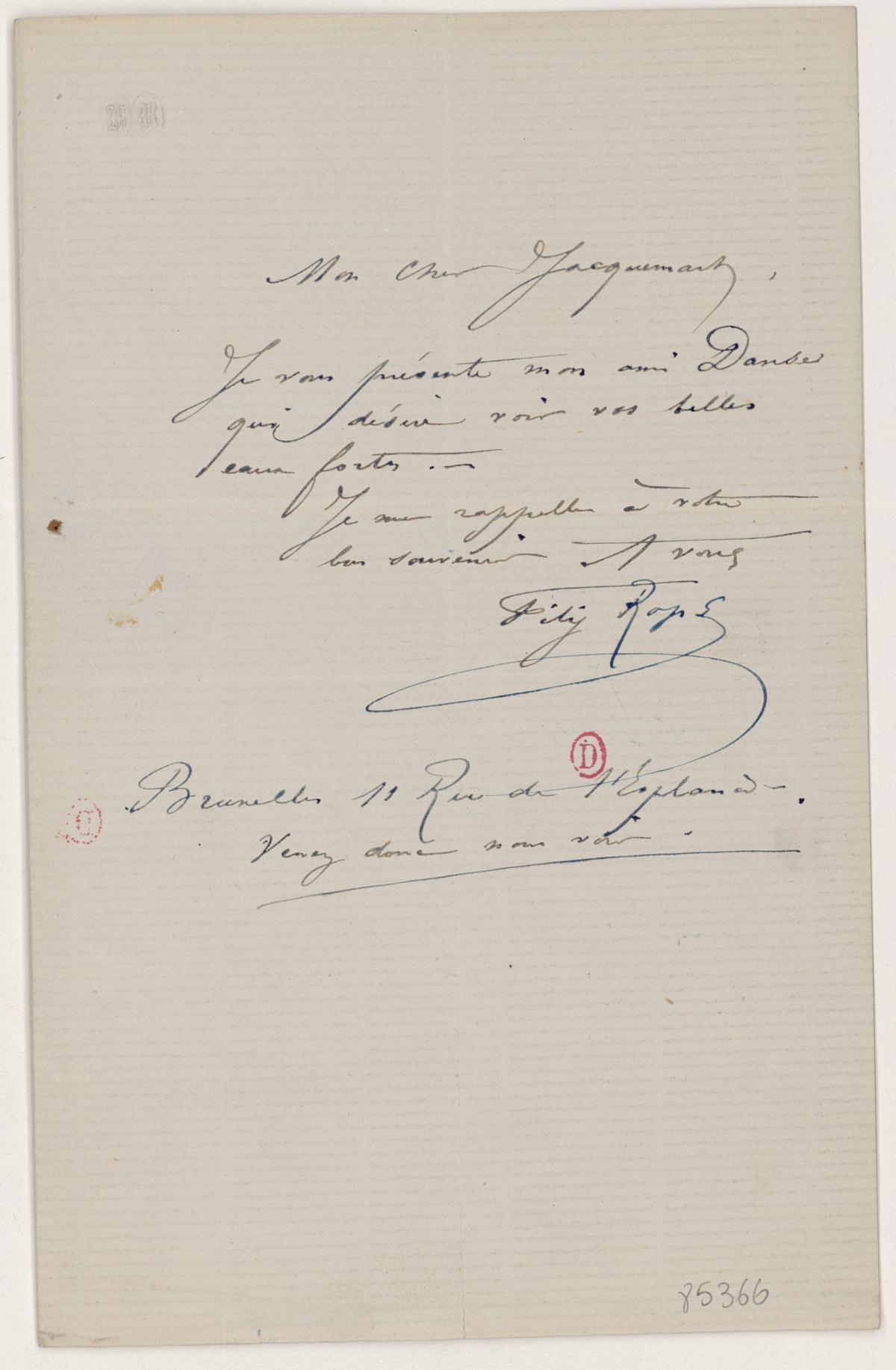Illustration de la lettre