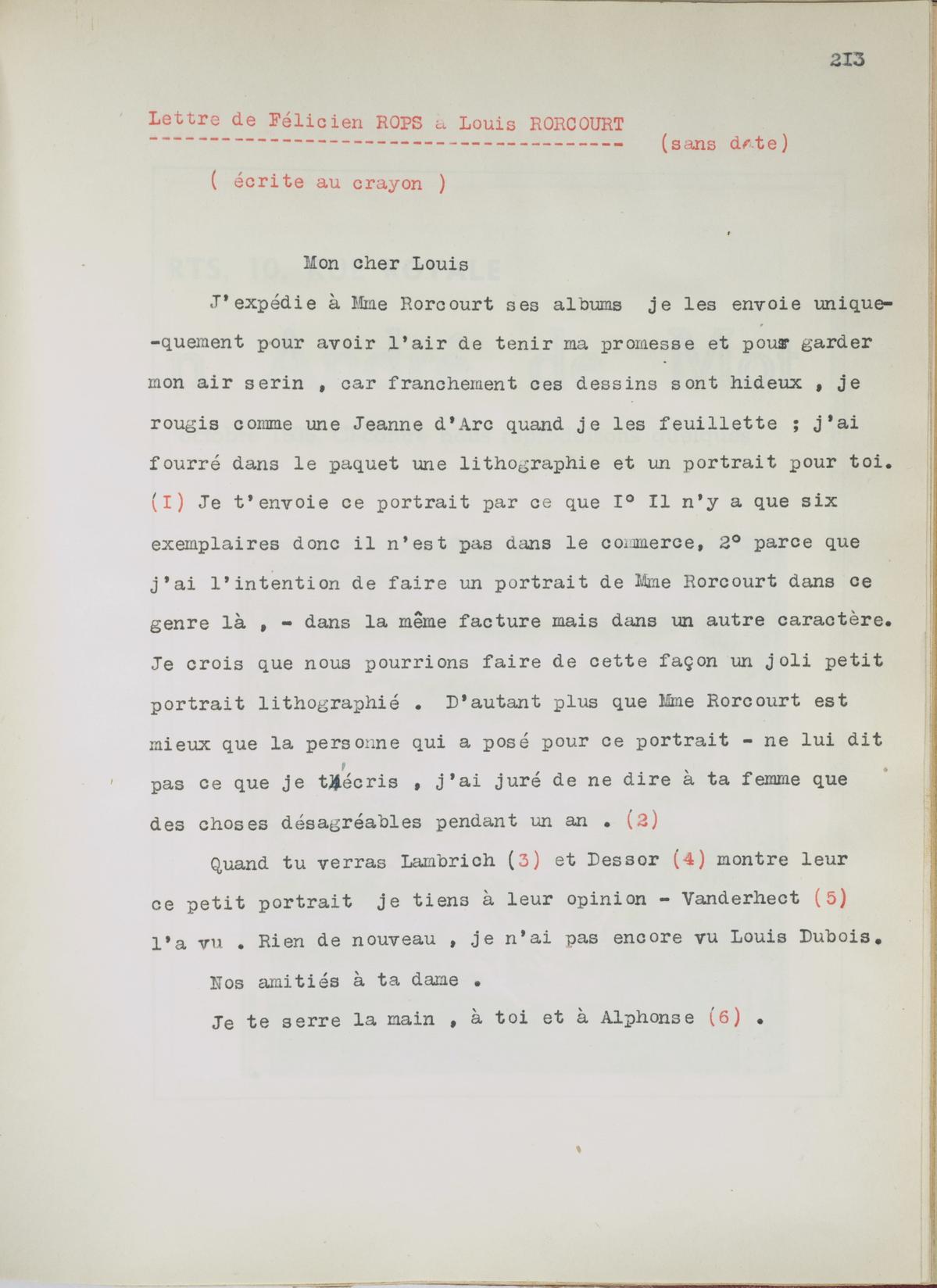 Illustration de la lettre