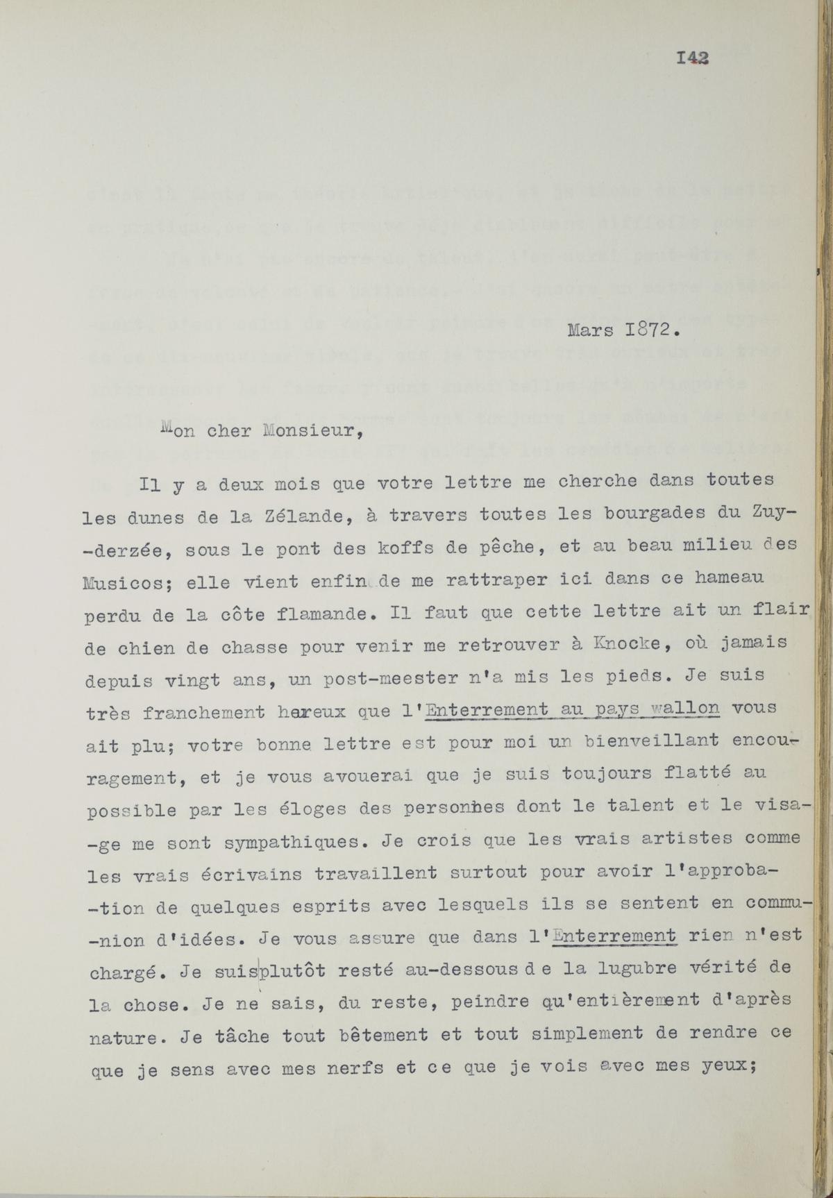 Illustration de la lettre