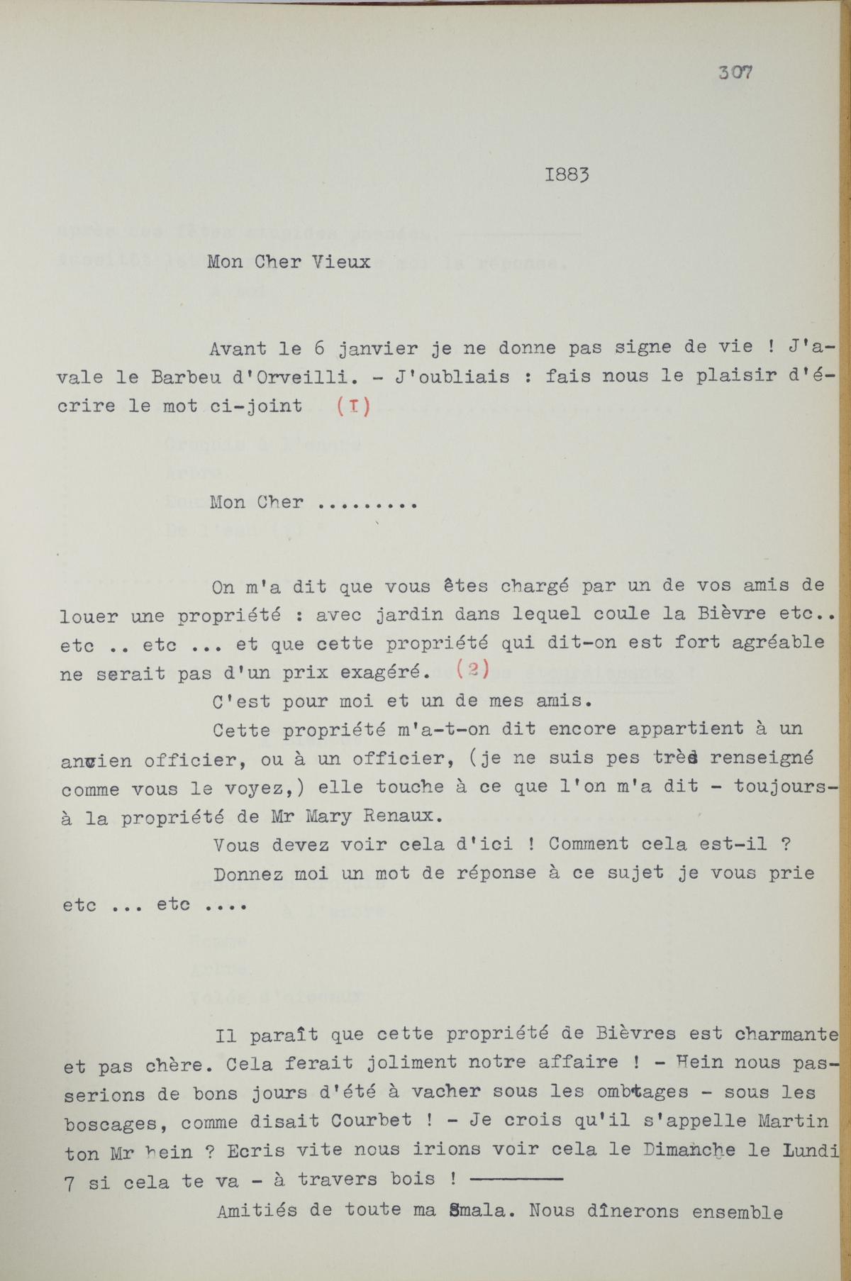 Illustration de la lettre