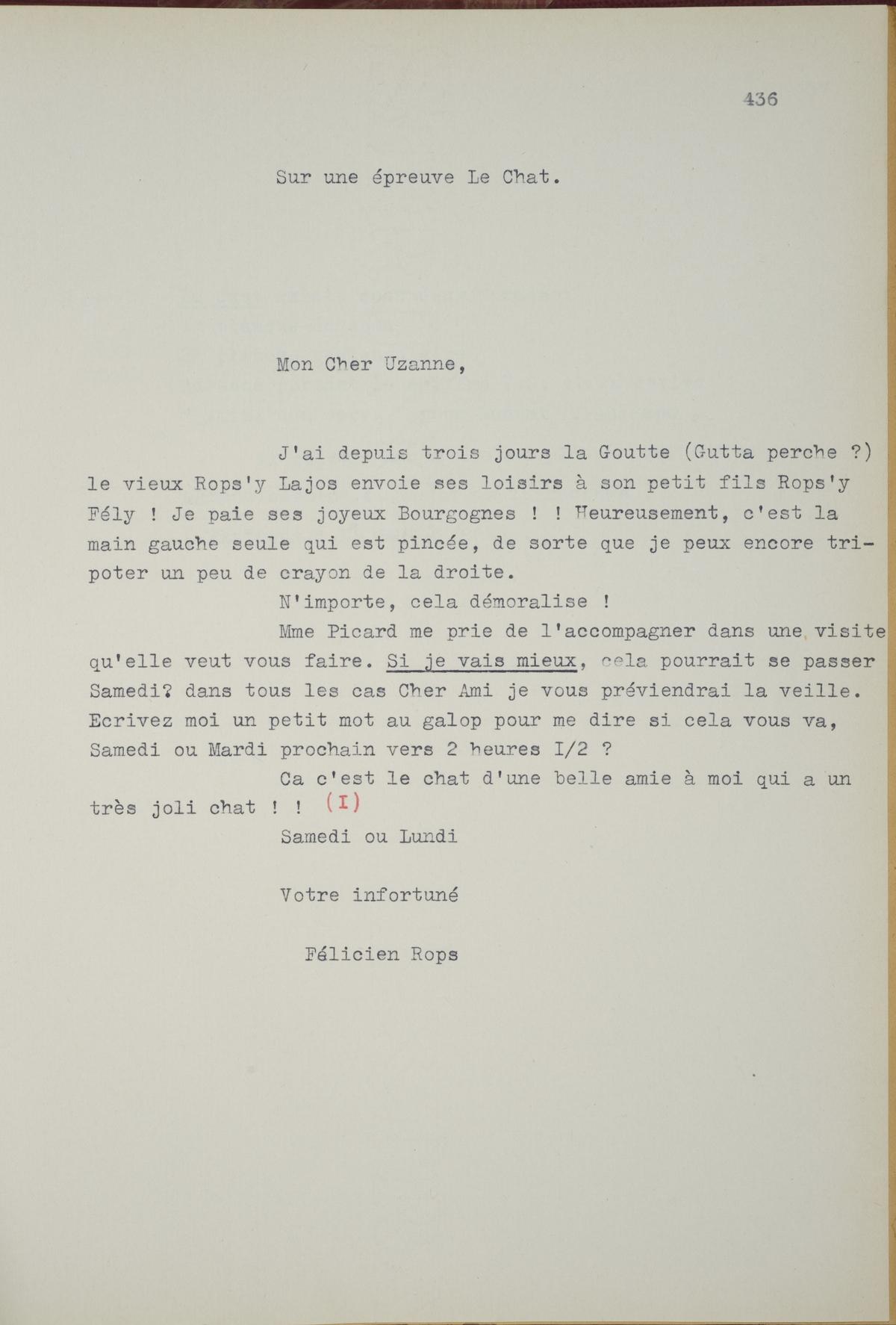 Illustration de la lettre