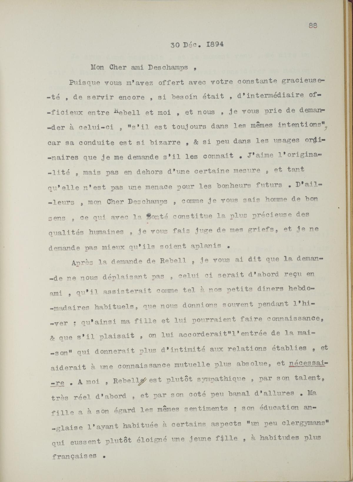 Illustration de la lettre