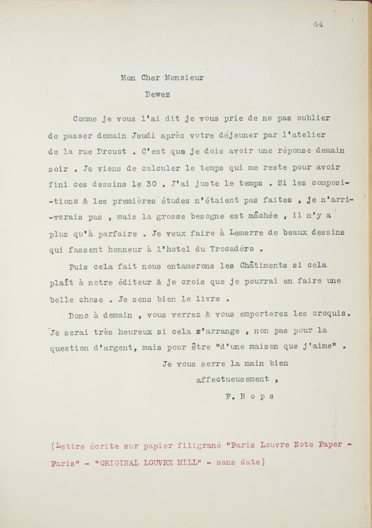 Illustration de la lettre