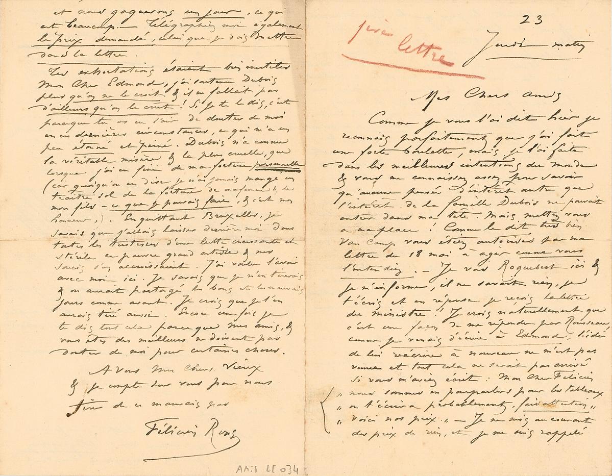 Illustration de la lettre