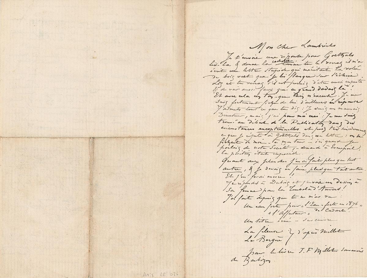 Illustration de la lettre