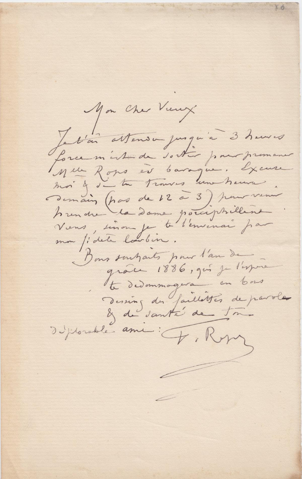 Illustration de la lettre