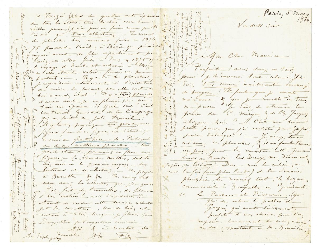 Illustration de la lettre