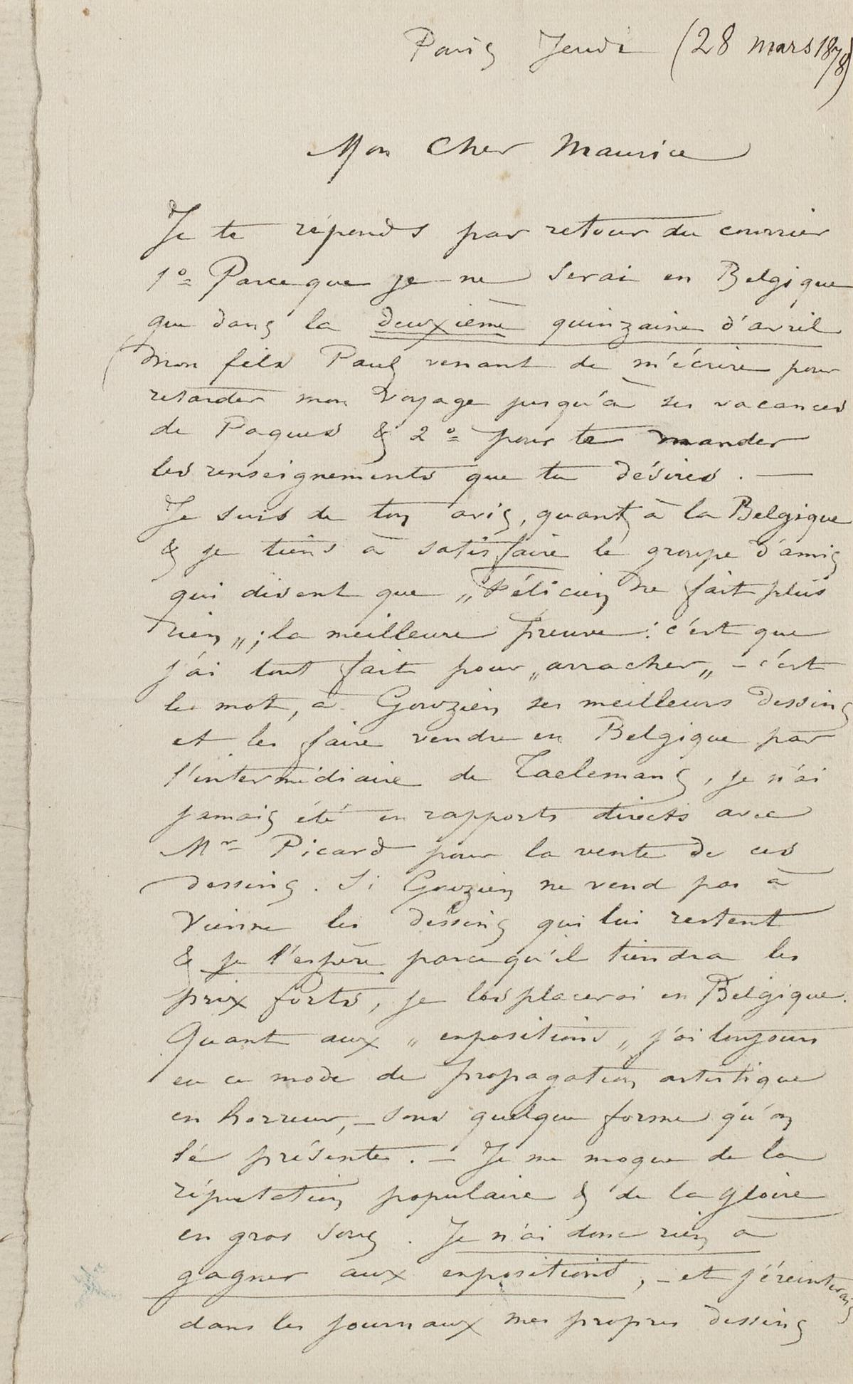 Illustration de la lettre