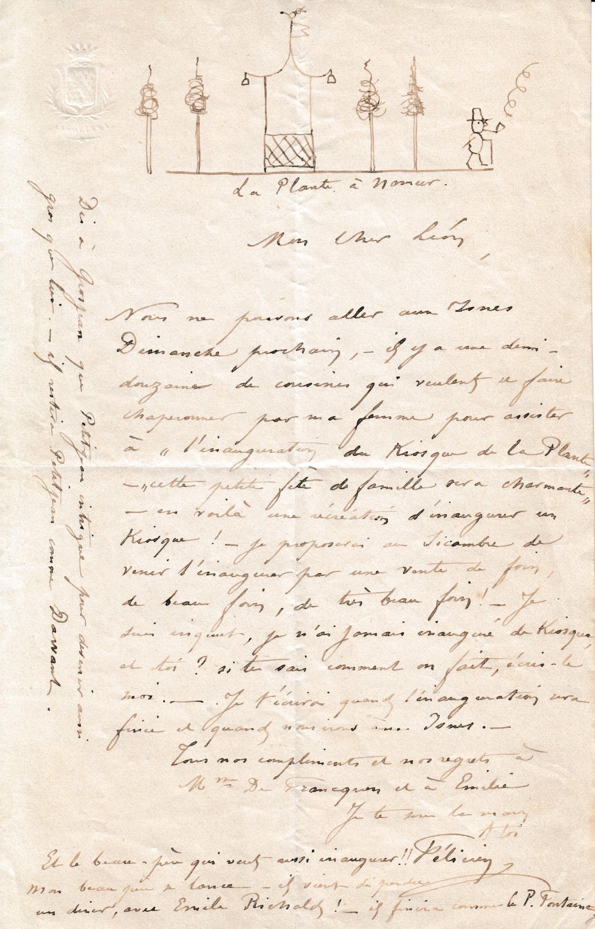 Illustration de la lettre