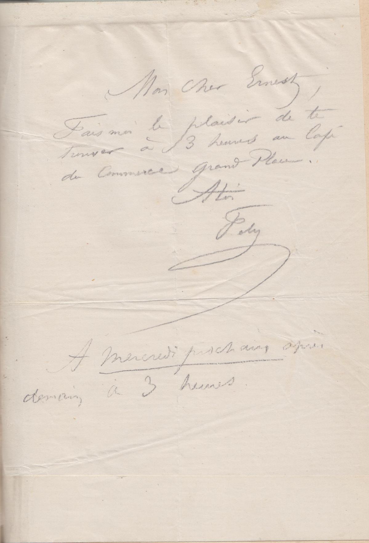 Illustration de la lettre