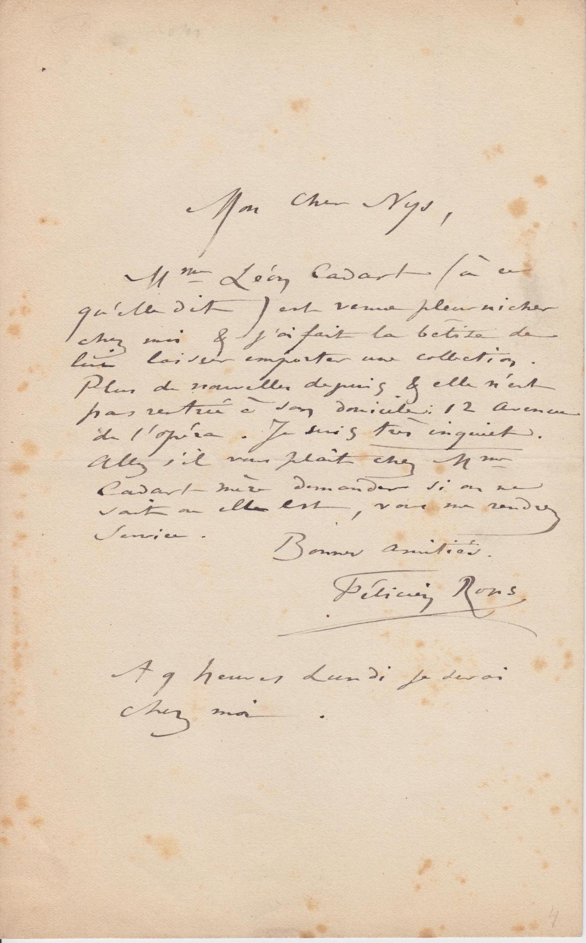 Illustration de la lettre