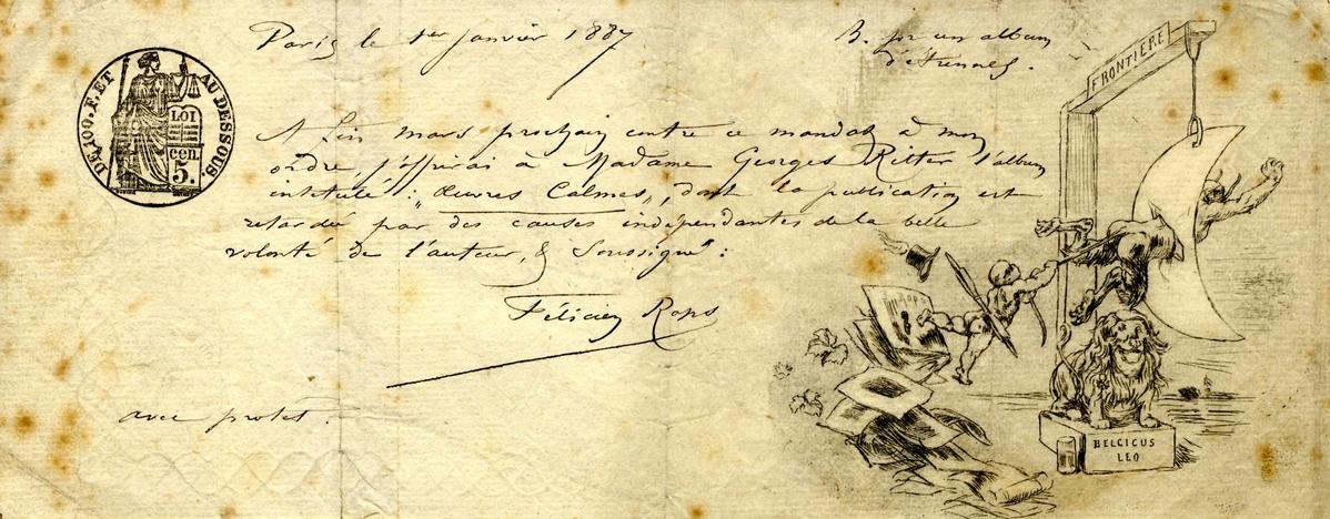 Illustration de la lettre