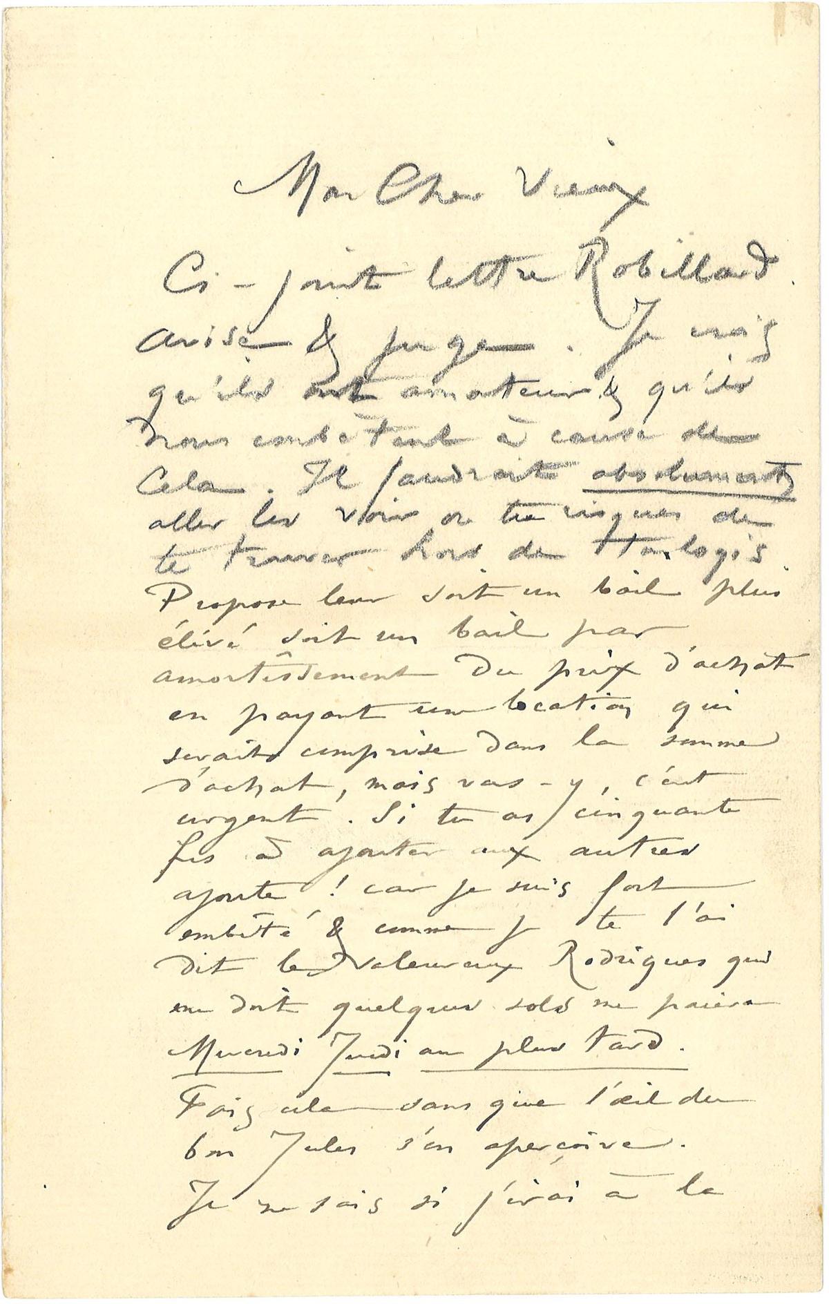 Illustration de la lettre