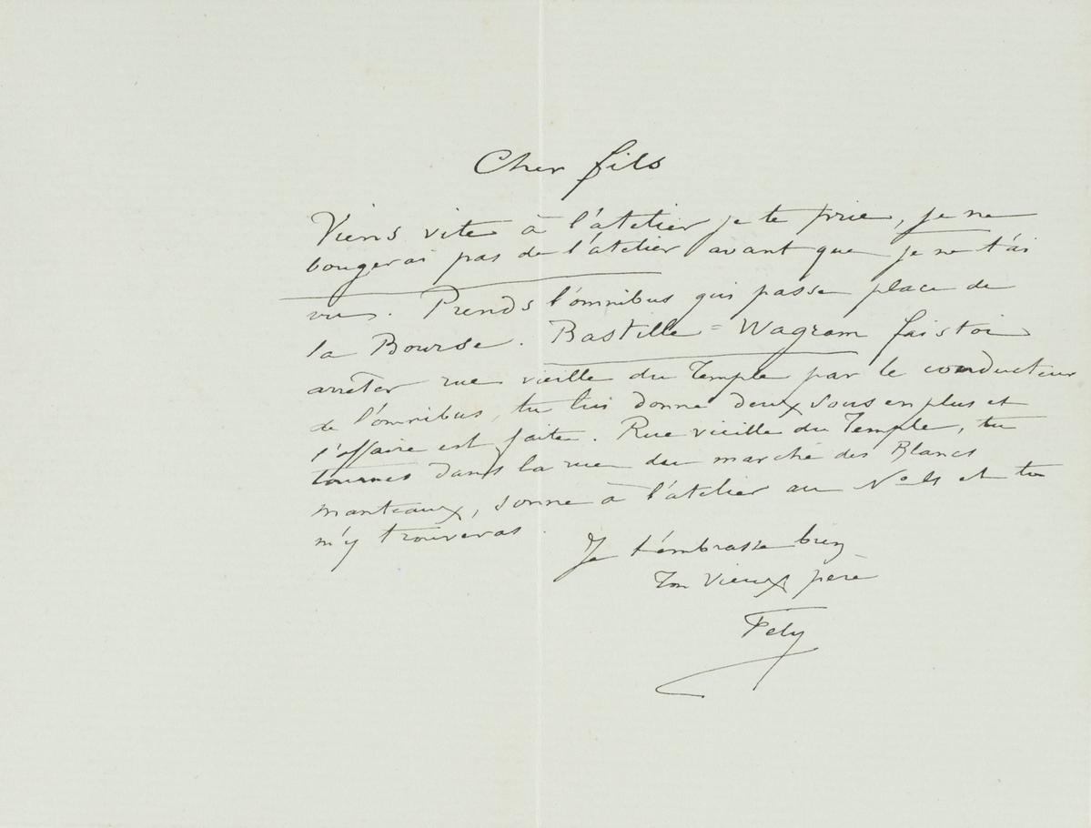 Illustration de la lettre