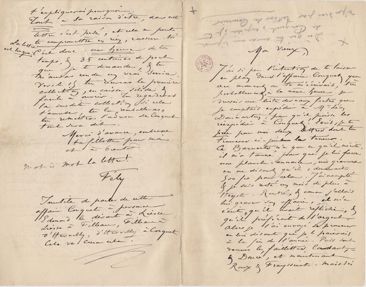 Illustration de la lettre