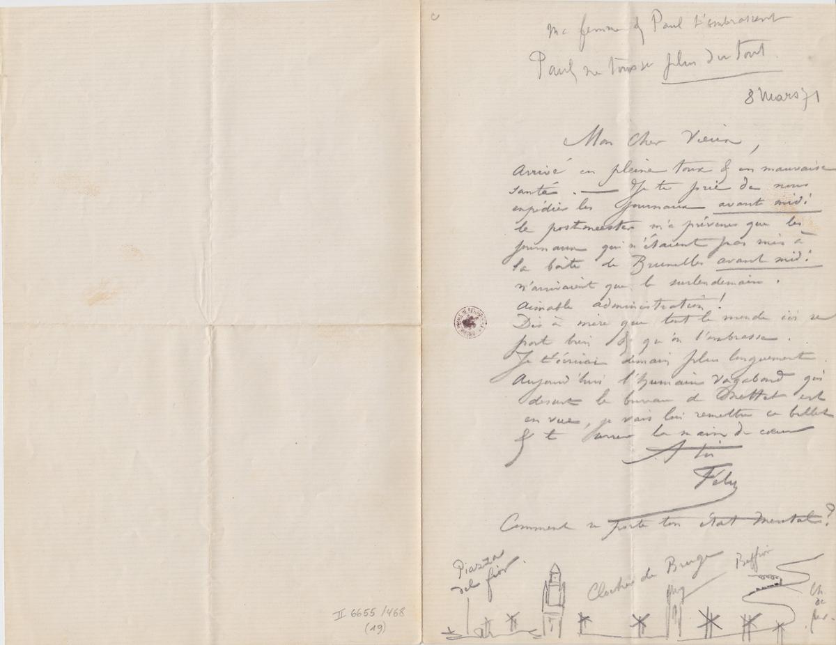 Illustration de la lettre