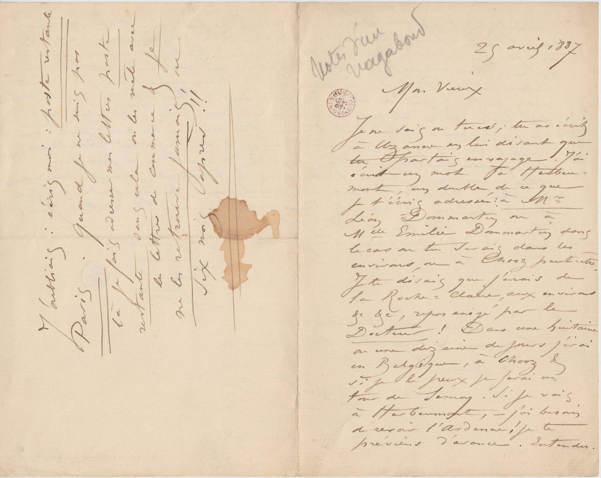 Illustration de la lettre