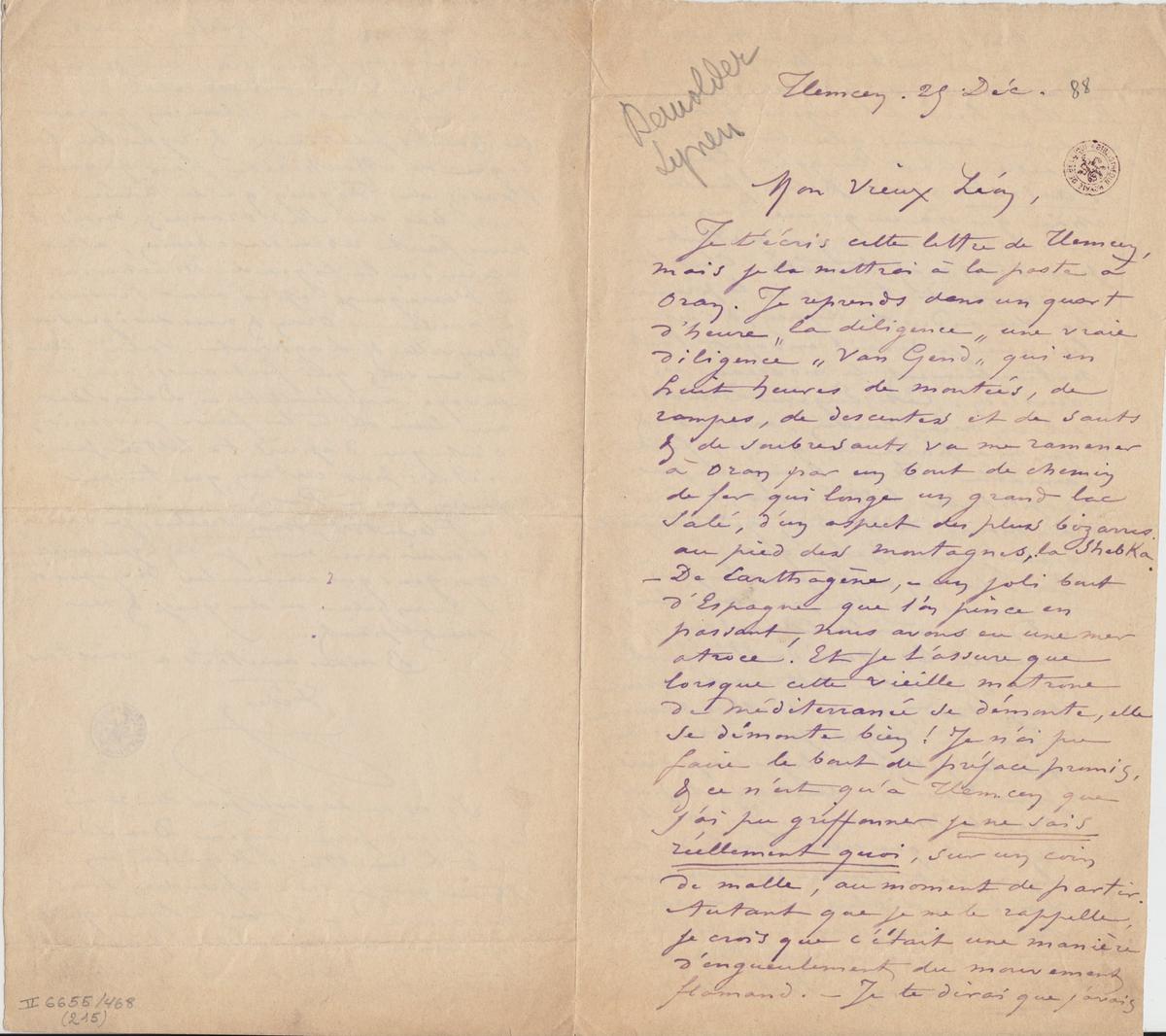 Illustration de la lettre