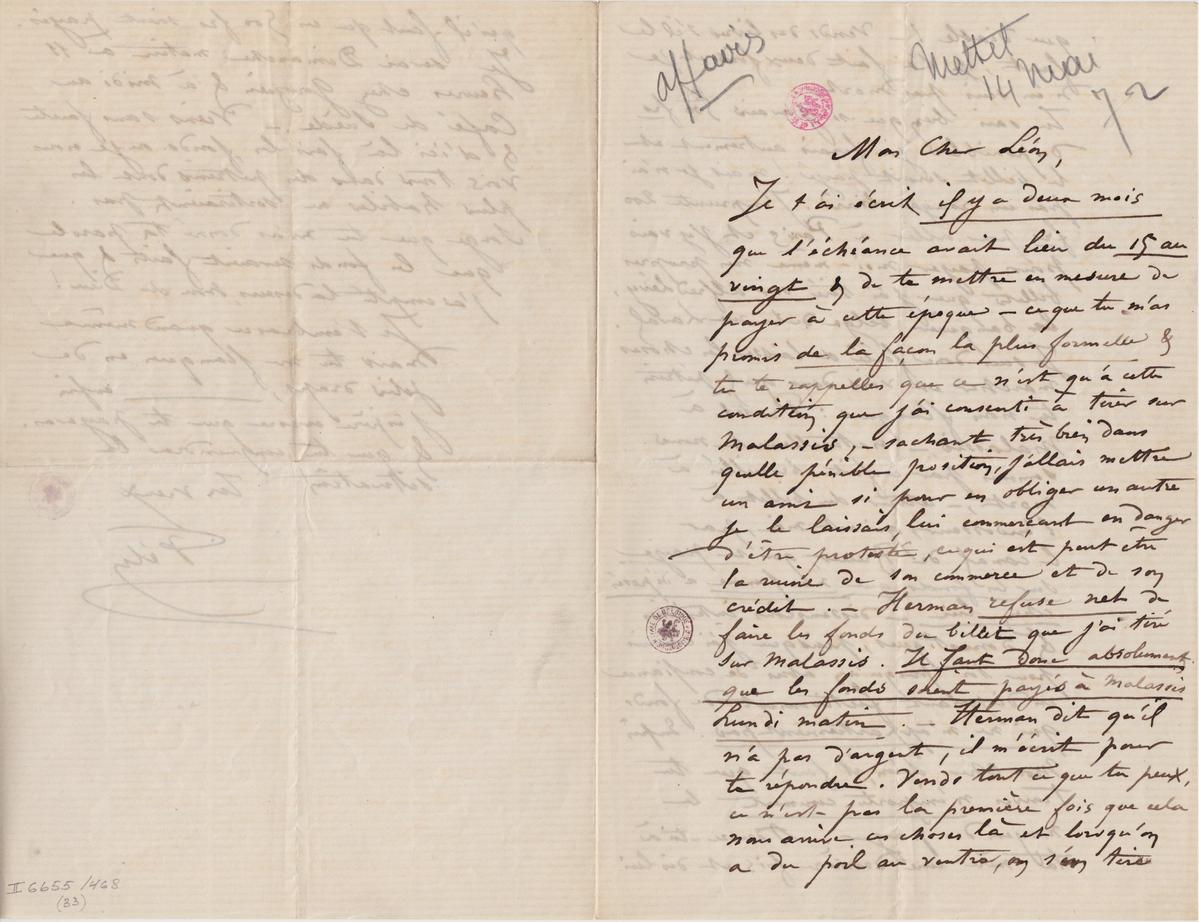 Illustration de la lettre