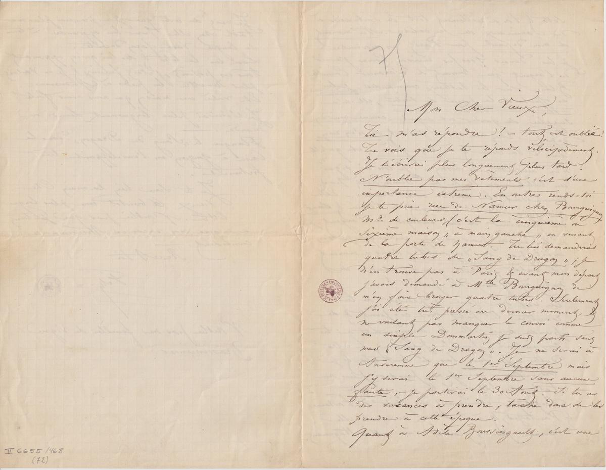 Illustration de la lettre
