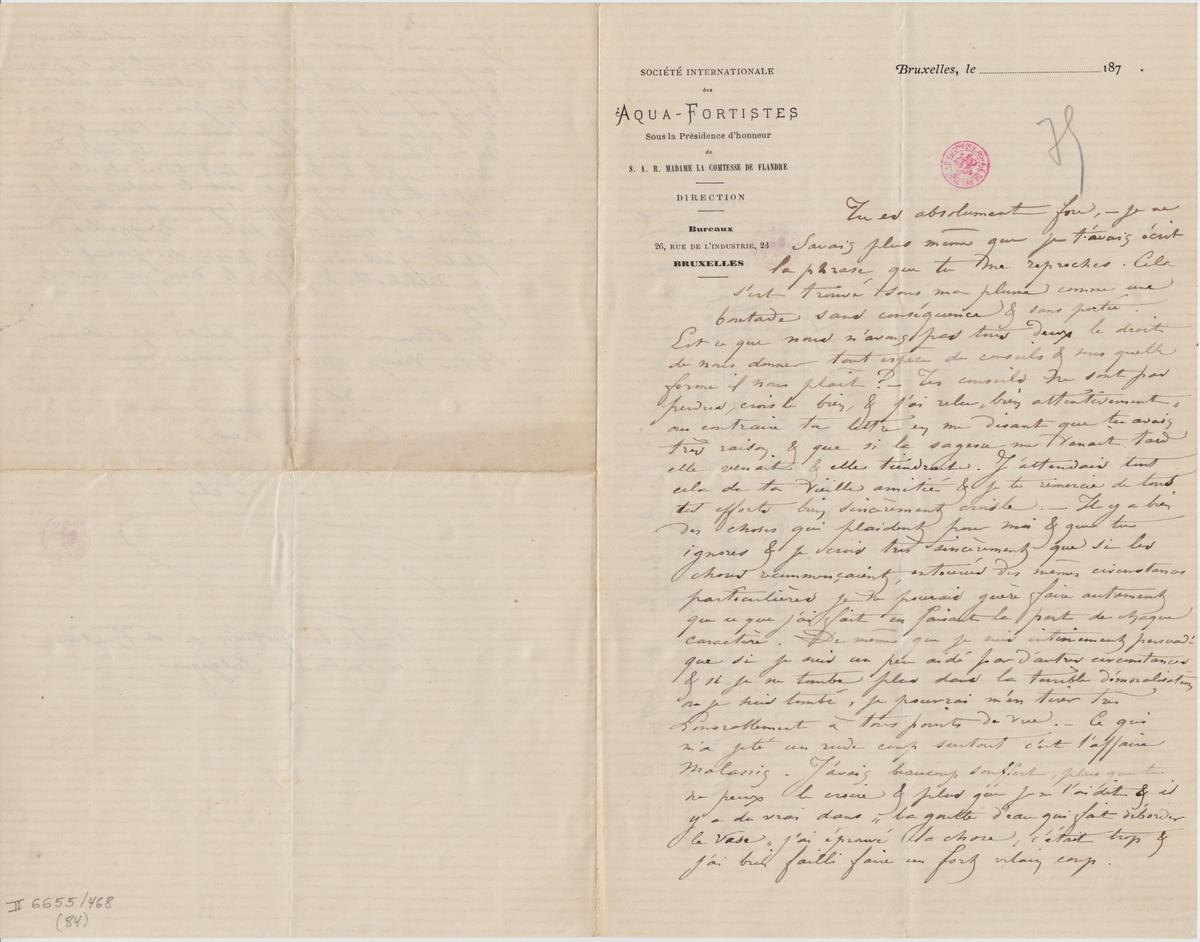 Illustration de la lettre