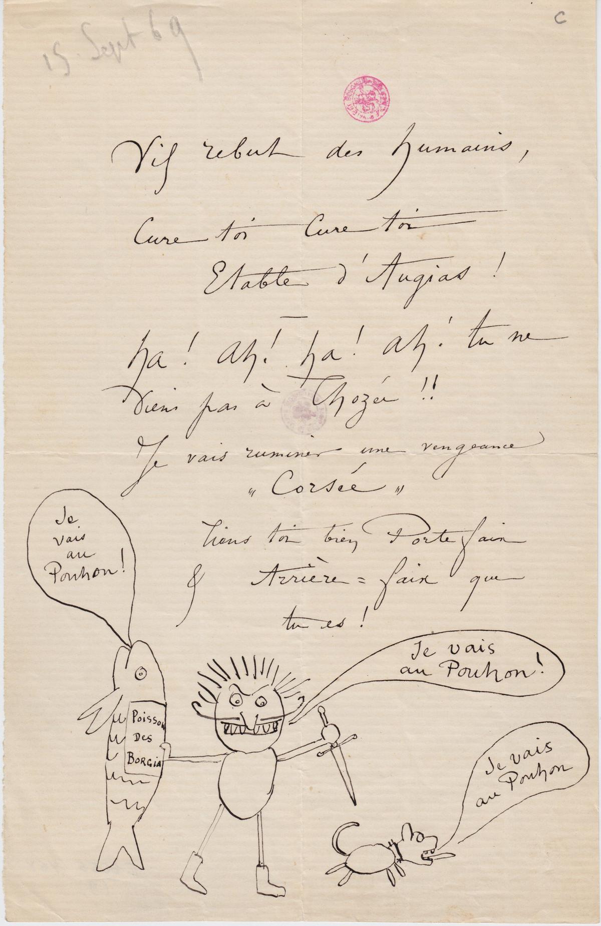 Illustration de la lettre