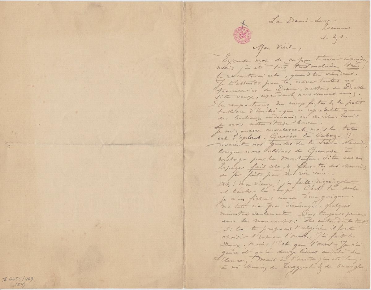 Illustration de la lettre