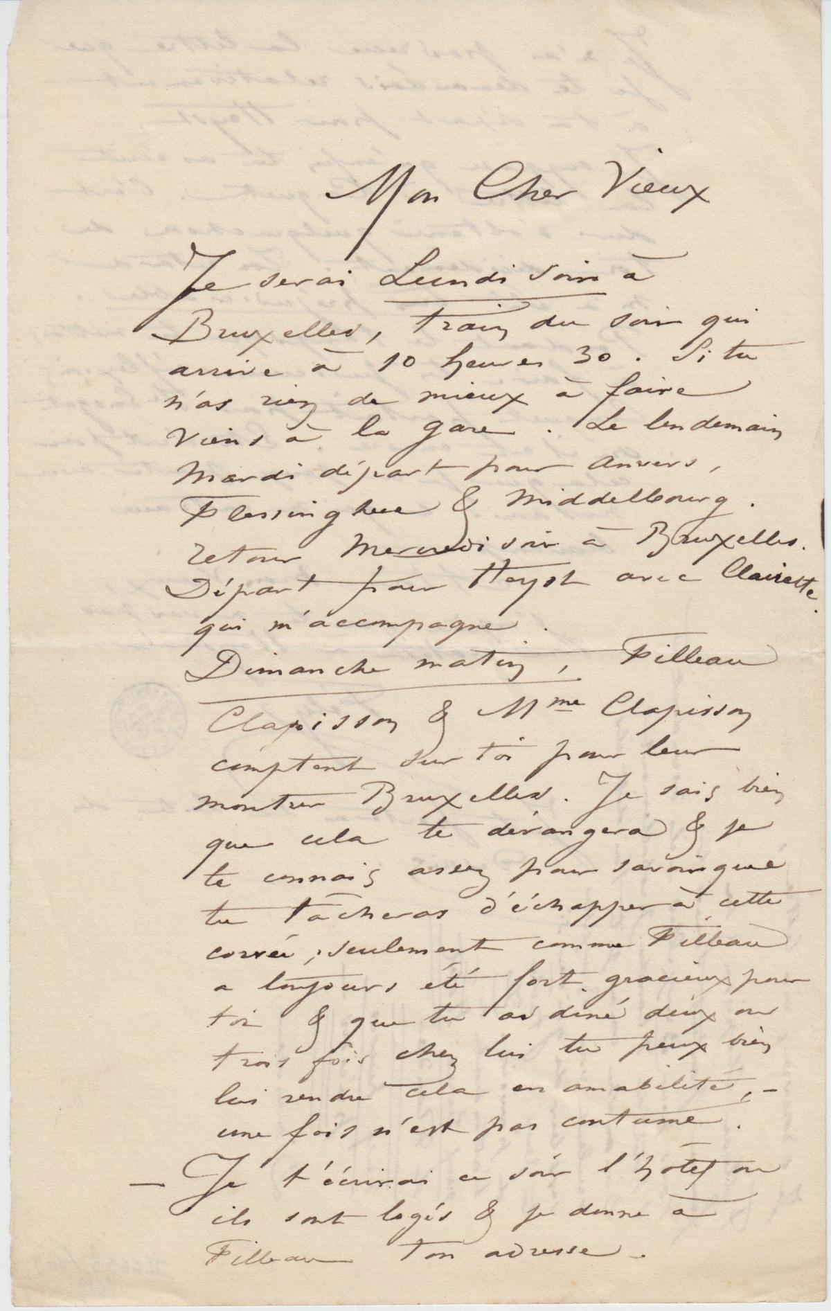 Illustration de la lettre