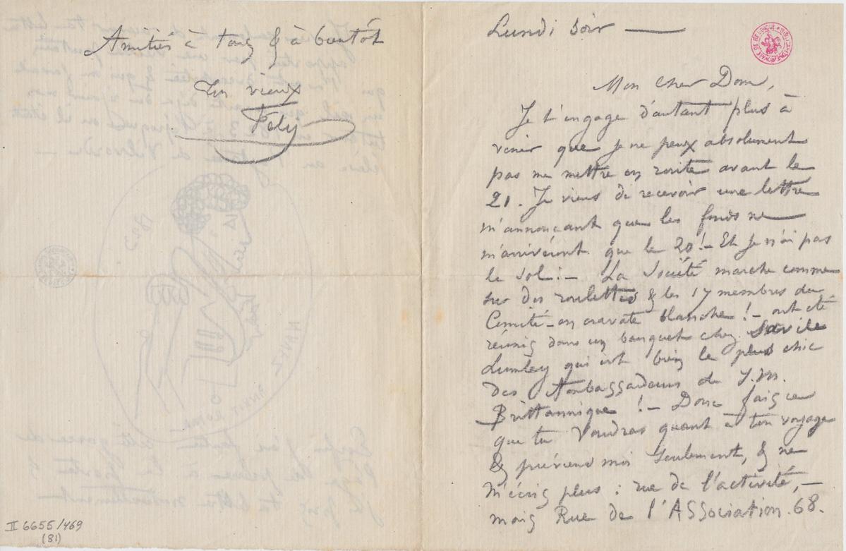 Illustration de la lettre