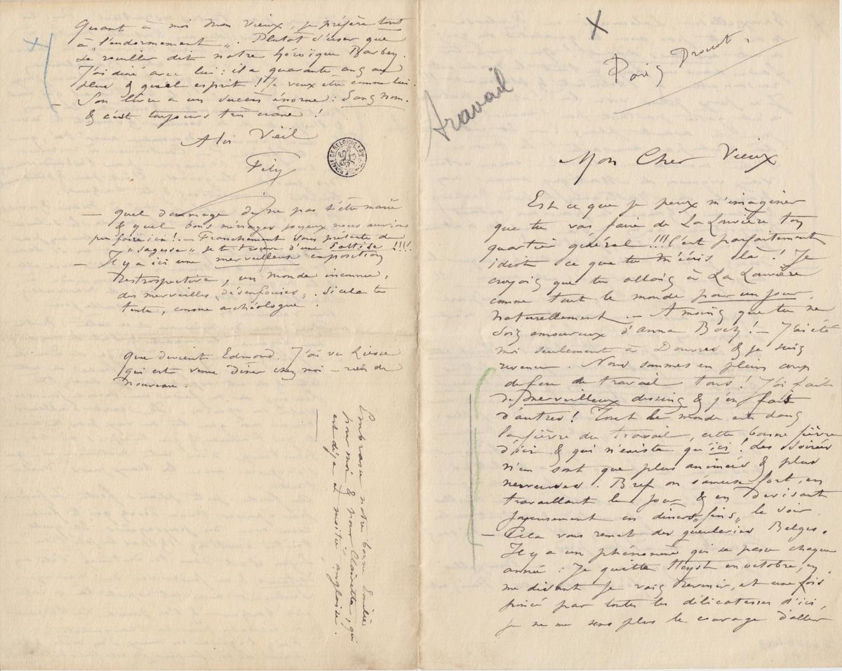 Illustration de la lettre