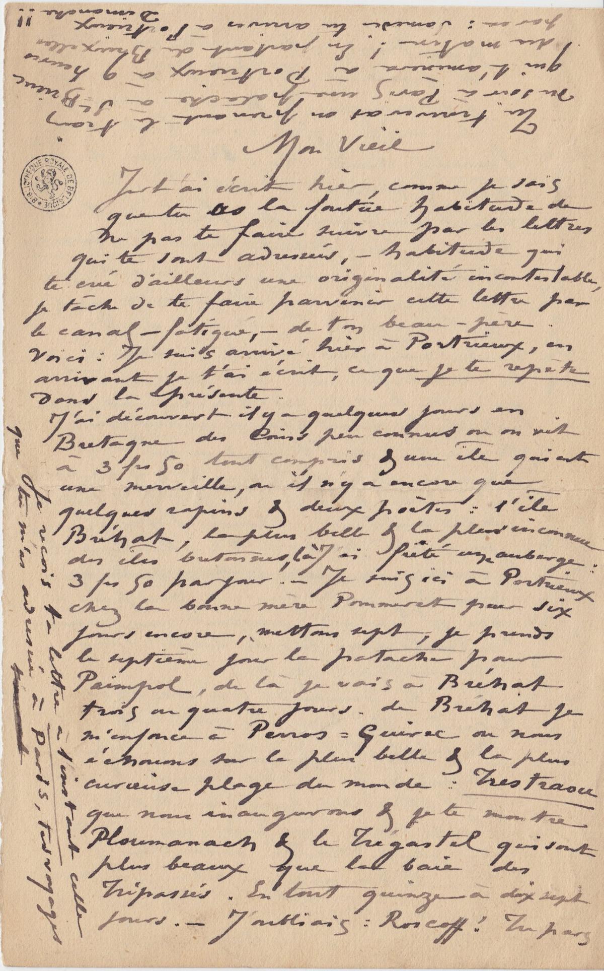 Illustration de la lettre