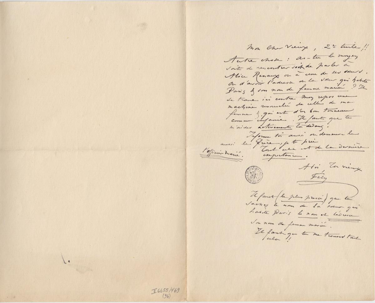 Illustration de la lettre