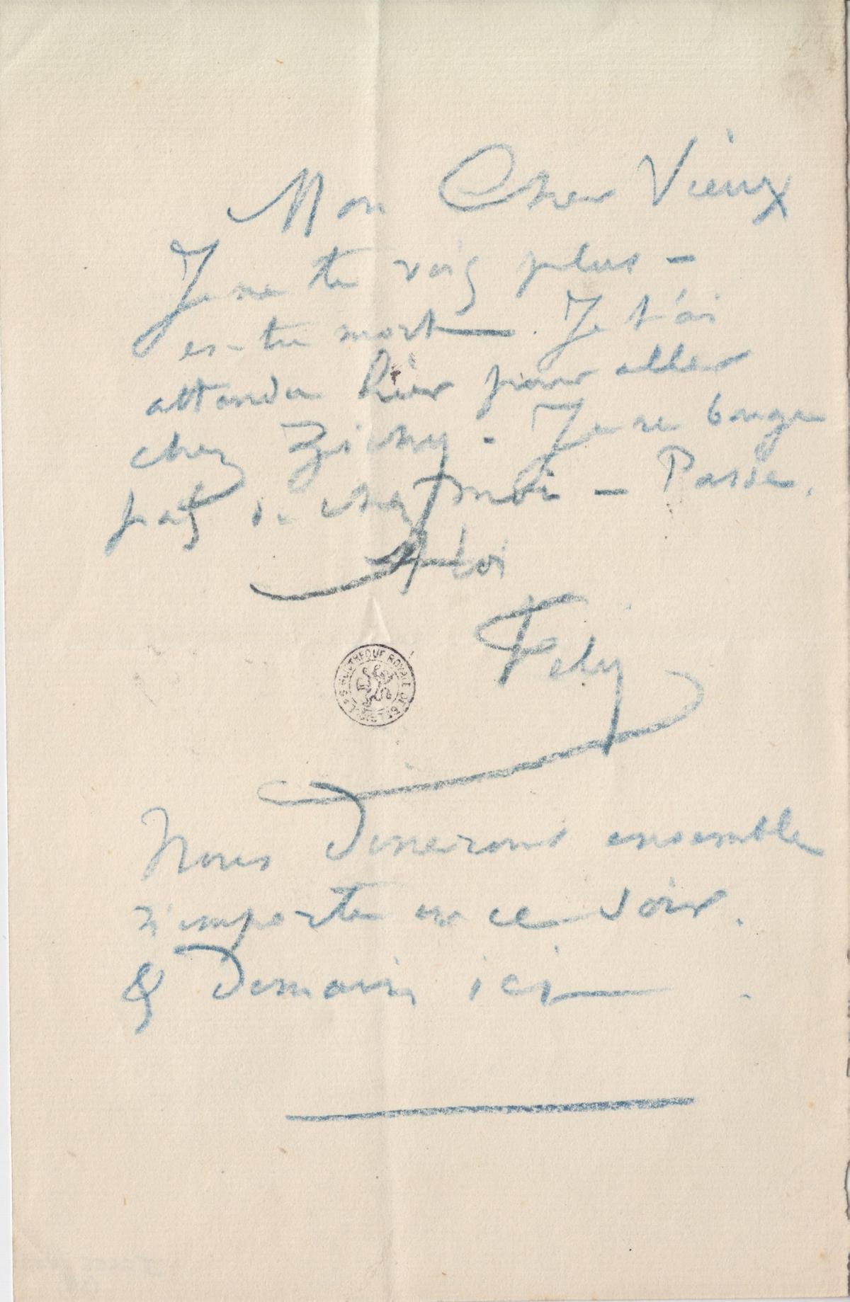Illustration de la lettre