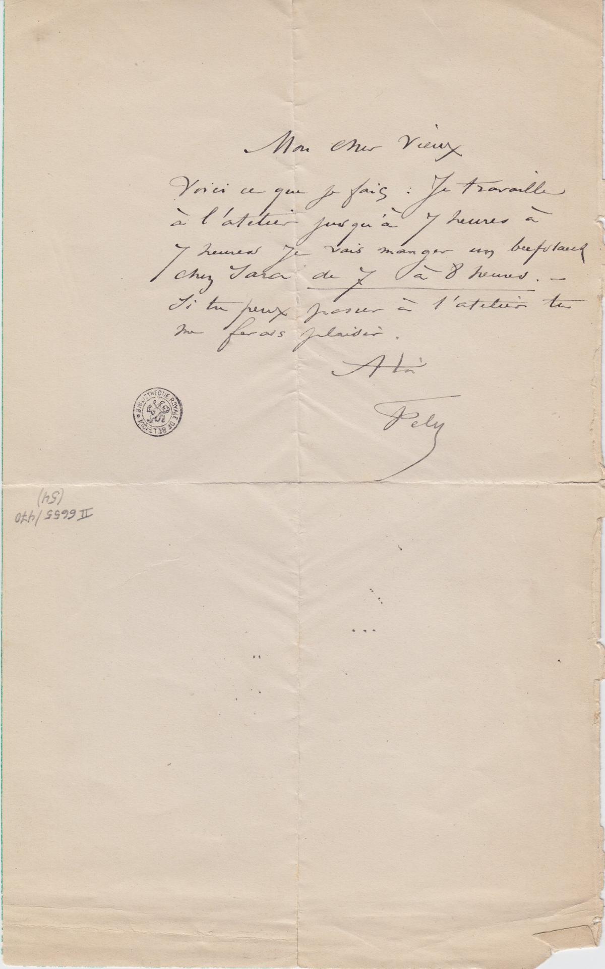 Illustration de la lettre