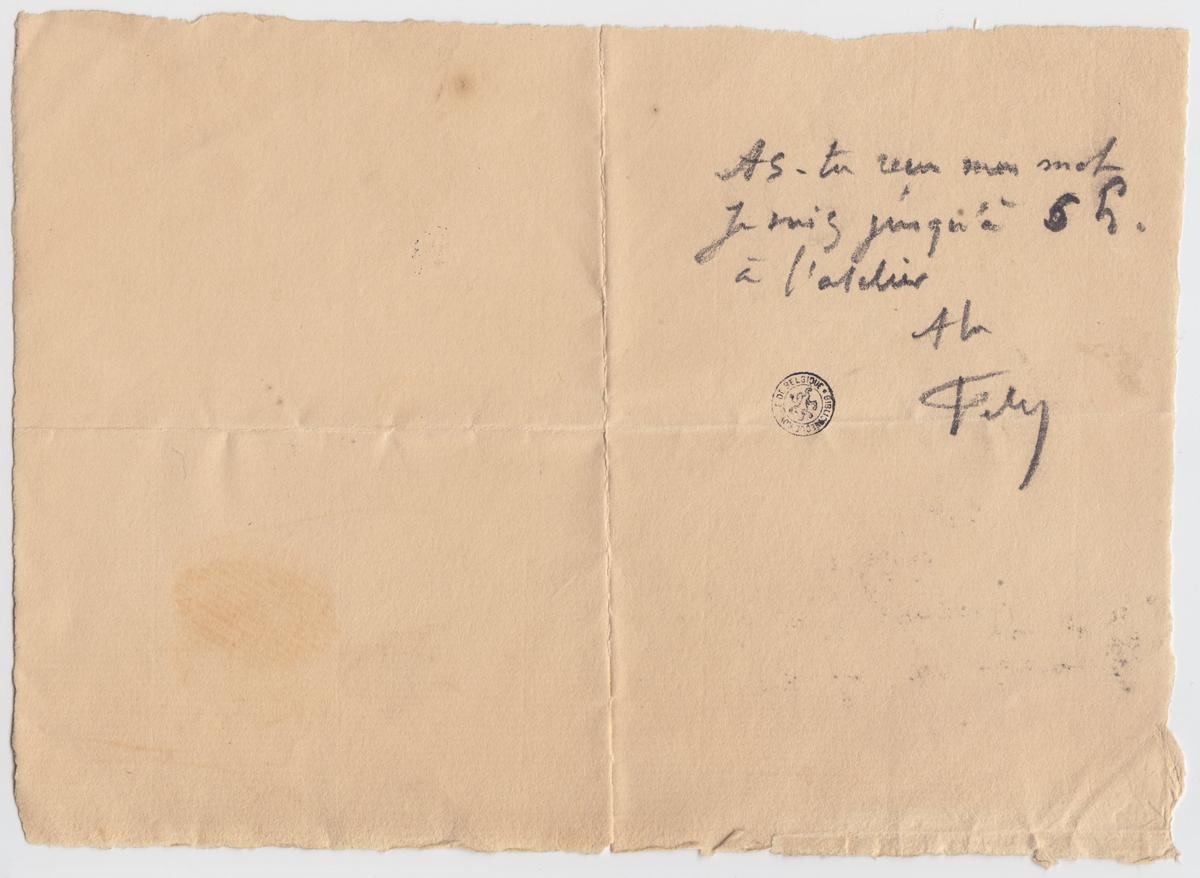 Illustration de la lettre