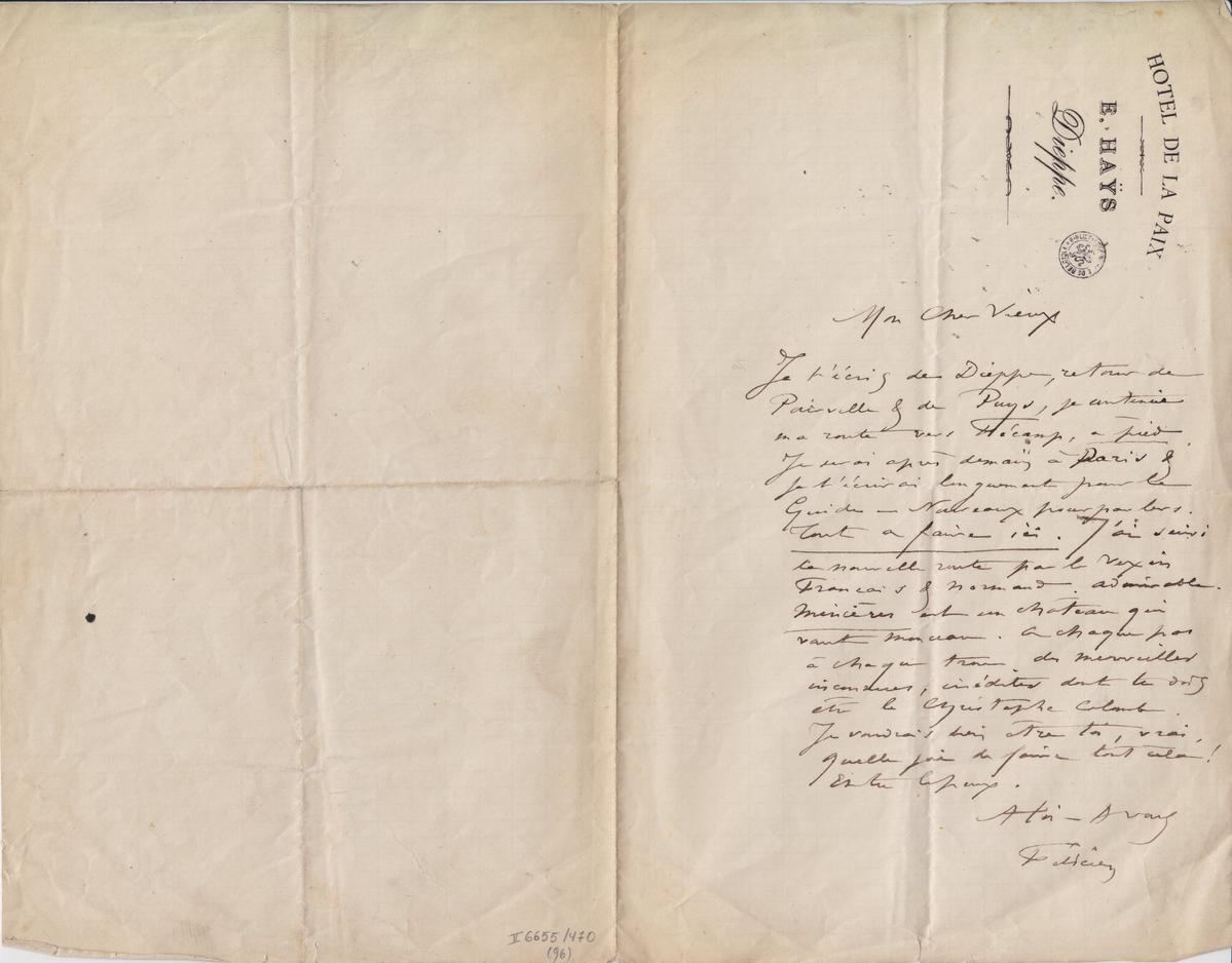 Illustration de la lettre