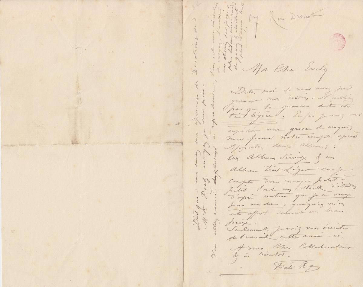 Illustration de la lettre