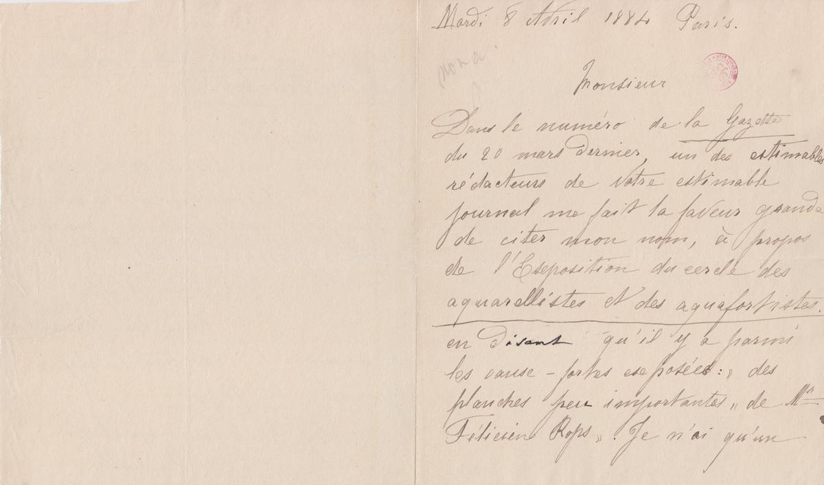 Illustration de la lettre