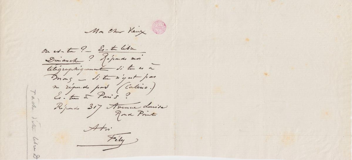 Illustration de la lettre