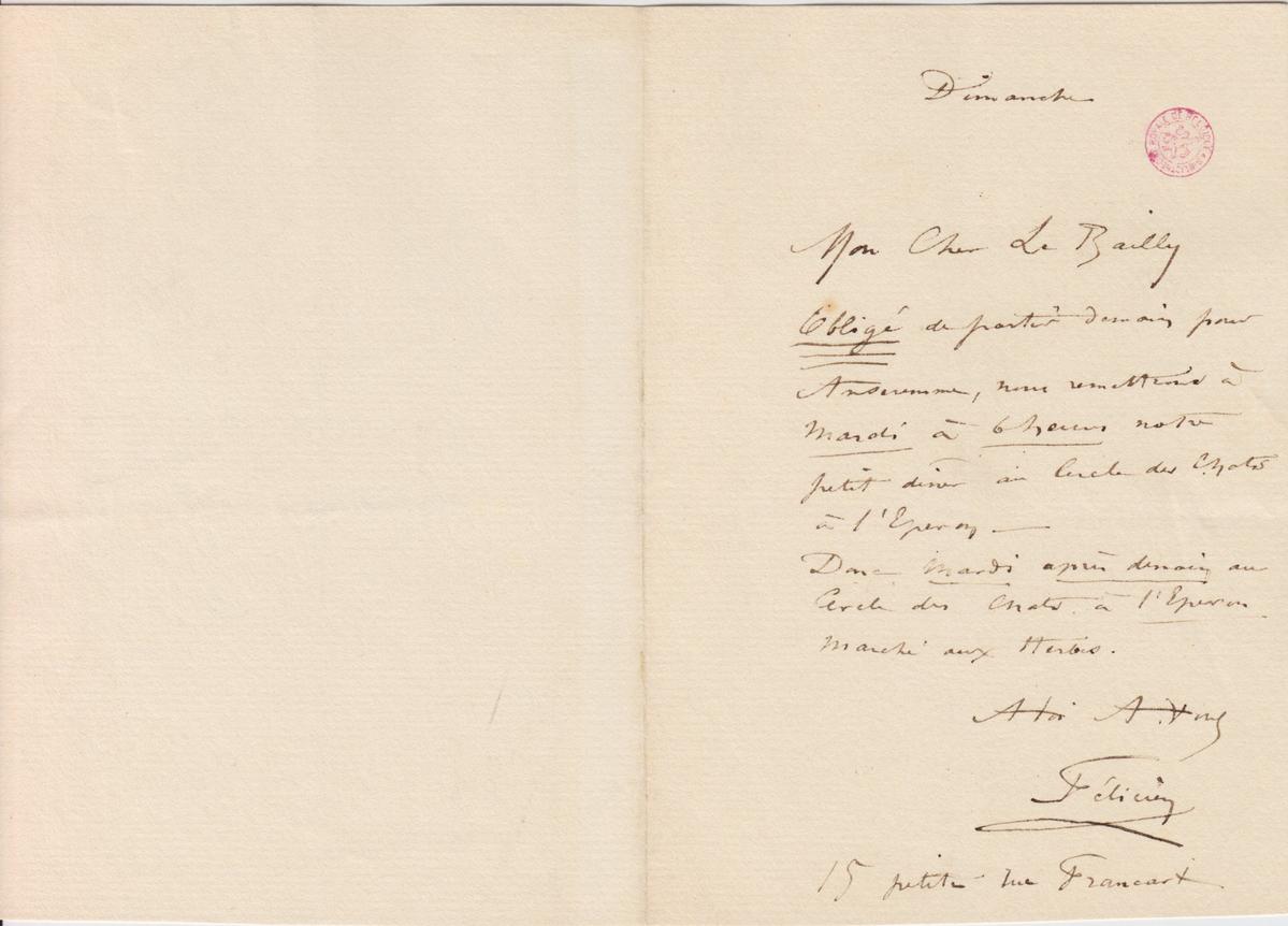 Illustration de la lettre